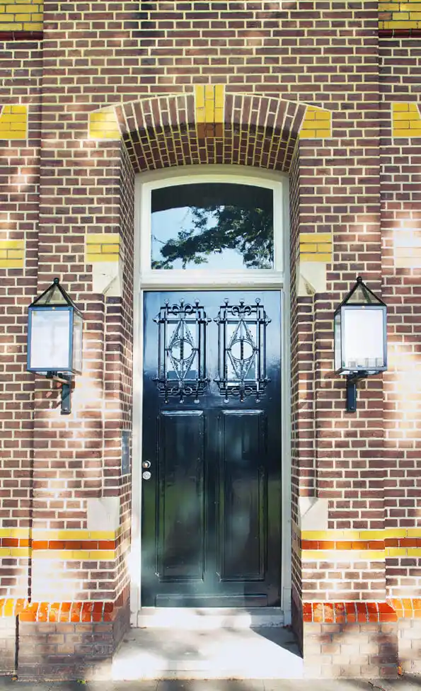 Voordeur van Boerderij Plataanhof