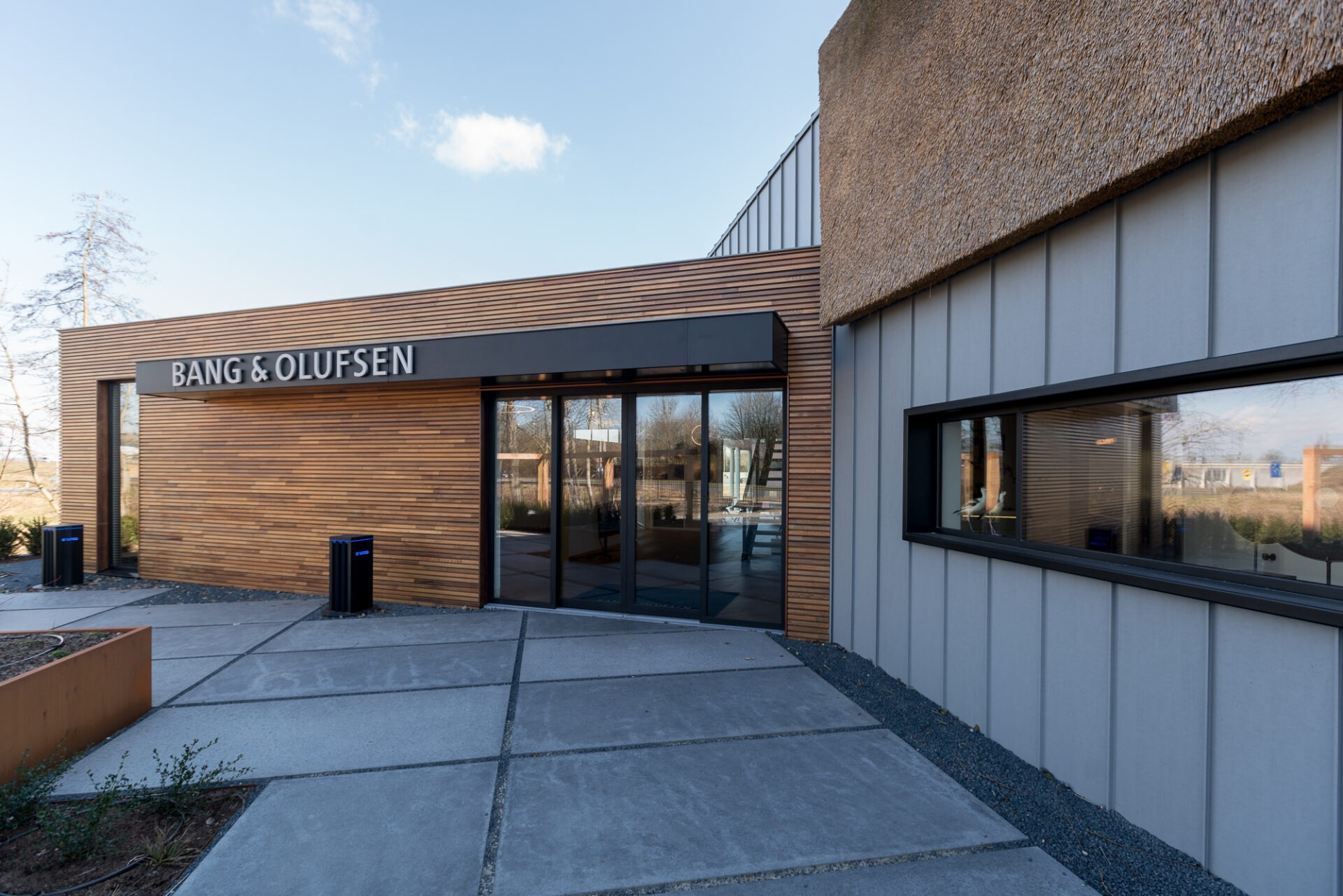 Entree van het Bang en Olufsen Experience Center