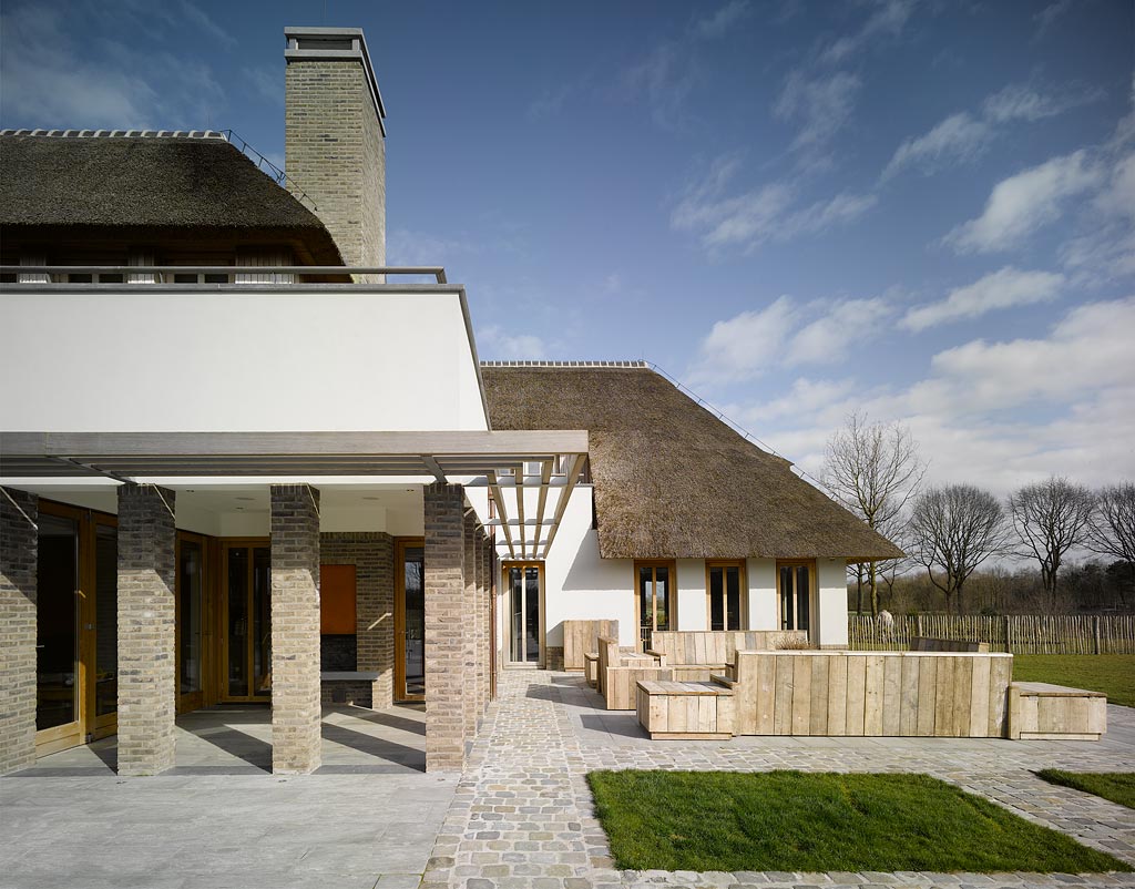 Achterzijde Landhuis Maashorst
