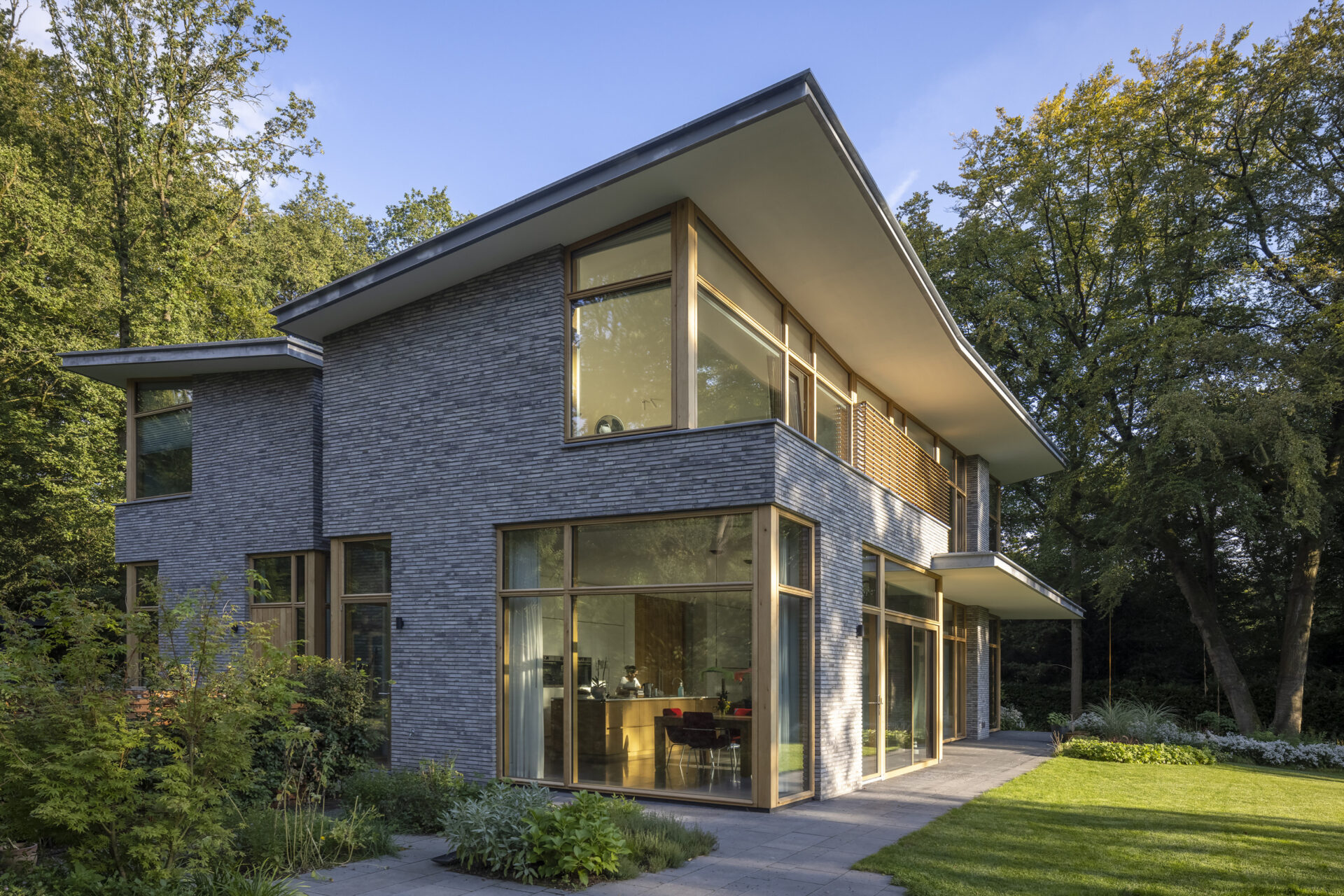 zijaanzicht villa de kleine vos