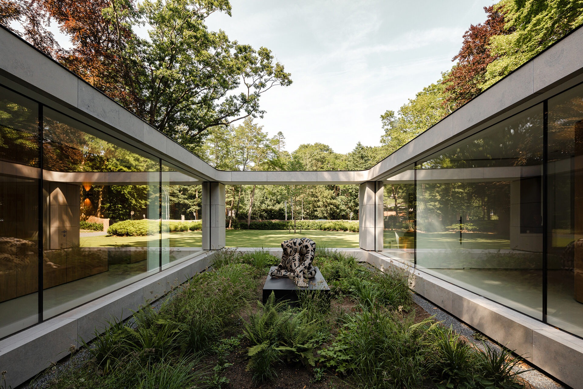 Binnentuin van Villa jm
