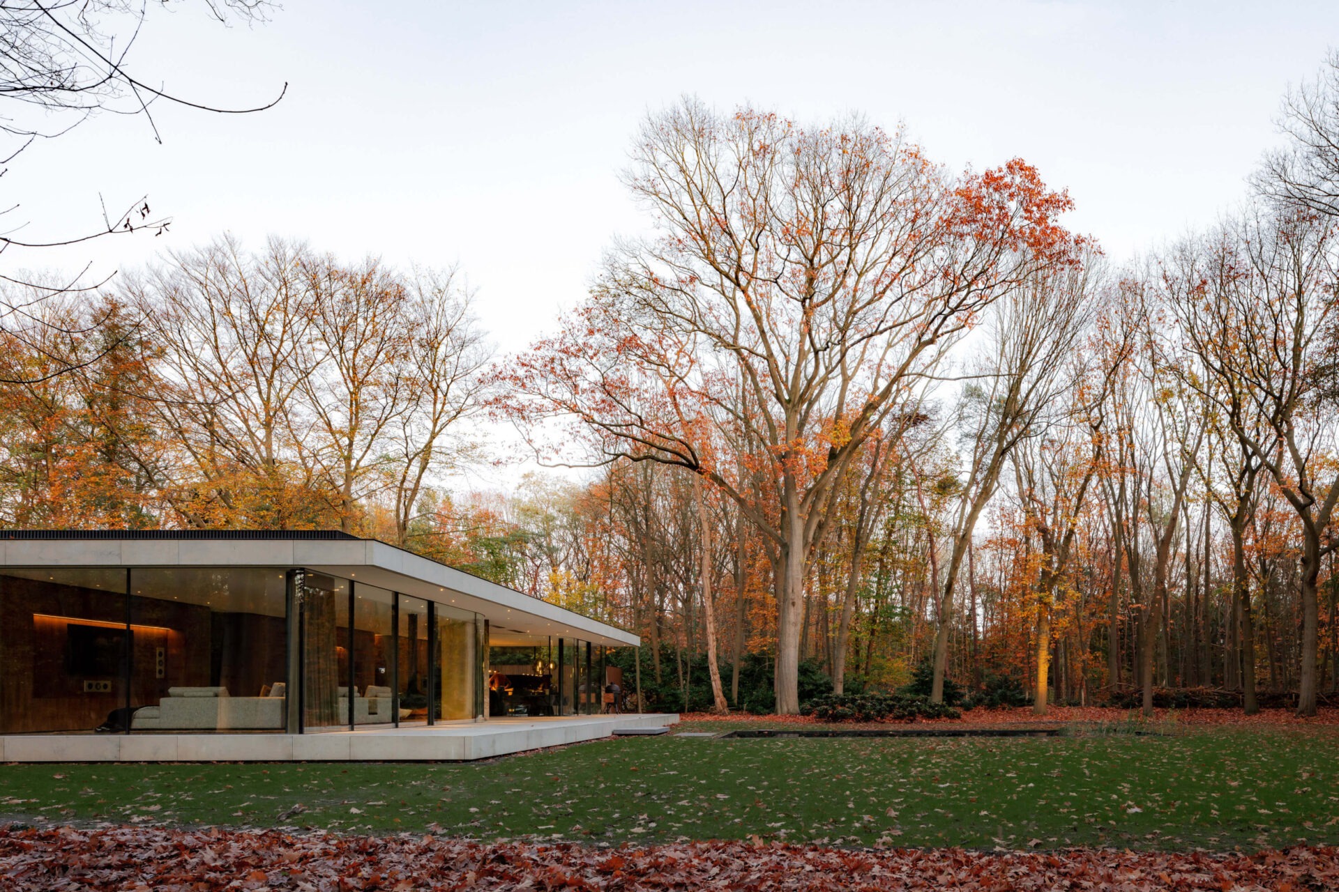 Tuinzicht van villa jm