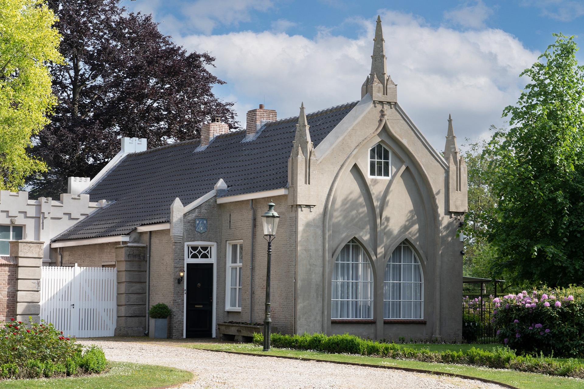 Rechterzijde van Kasteel Strijdhoef