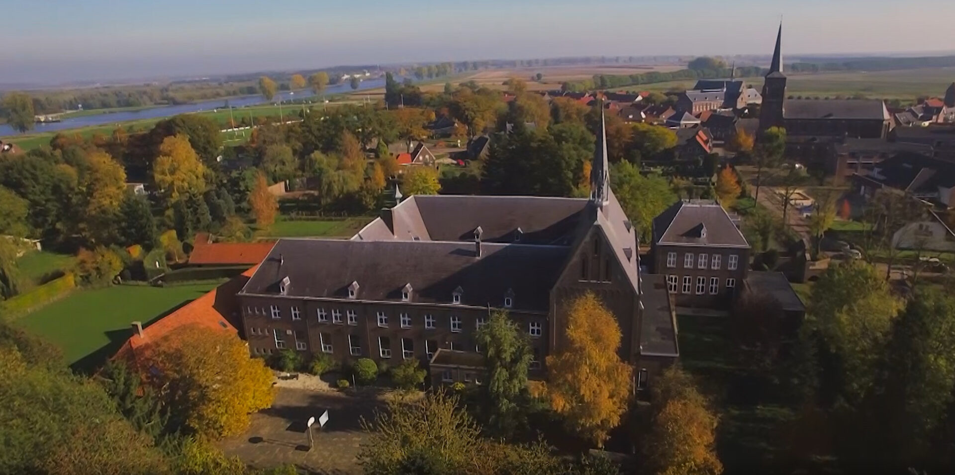 Bovenaanzicht van Klooster Clarissen
