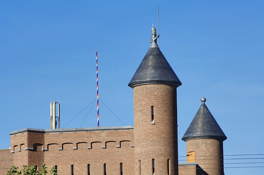Bovenzijde van de torens van Landhoofd